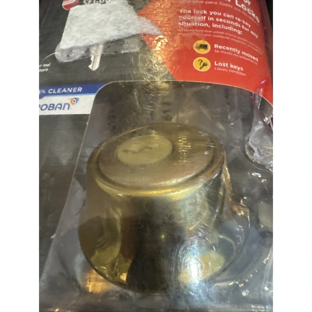 Kwikset Single Cylinder Deadbolt POLISHED BRASS #660 96600-747